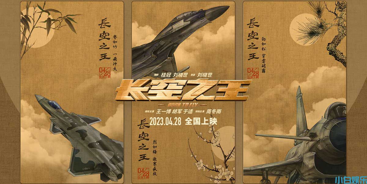 电影《长空之王》发布国风版海报 “岁寒三友”遇上硬核战机 歼-20、歼-16、歼